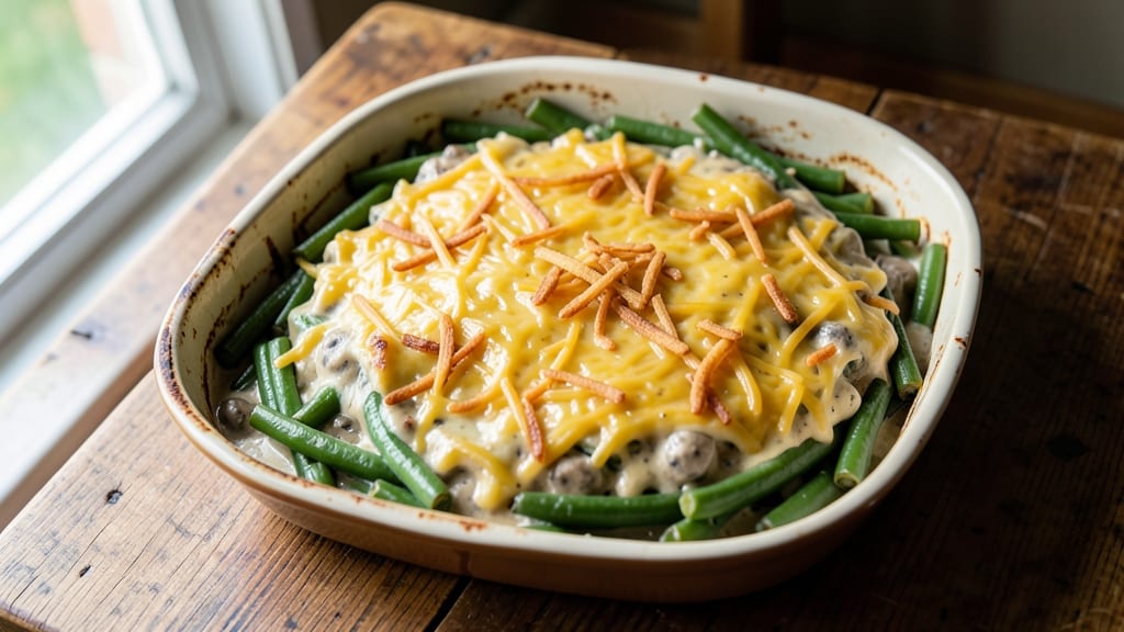 Alton Brown's Green Bean Casserole Recipe: Crispy Top, Creamy Magic in One Bowl