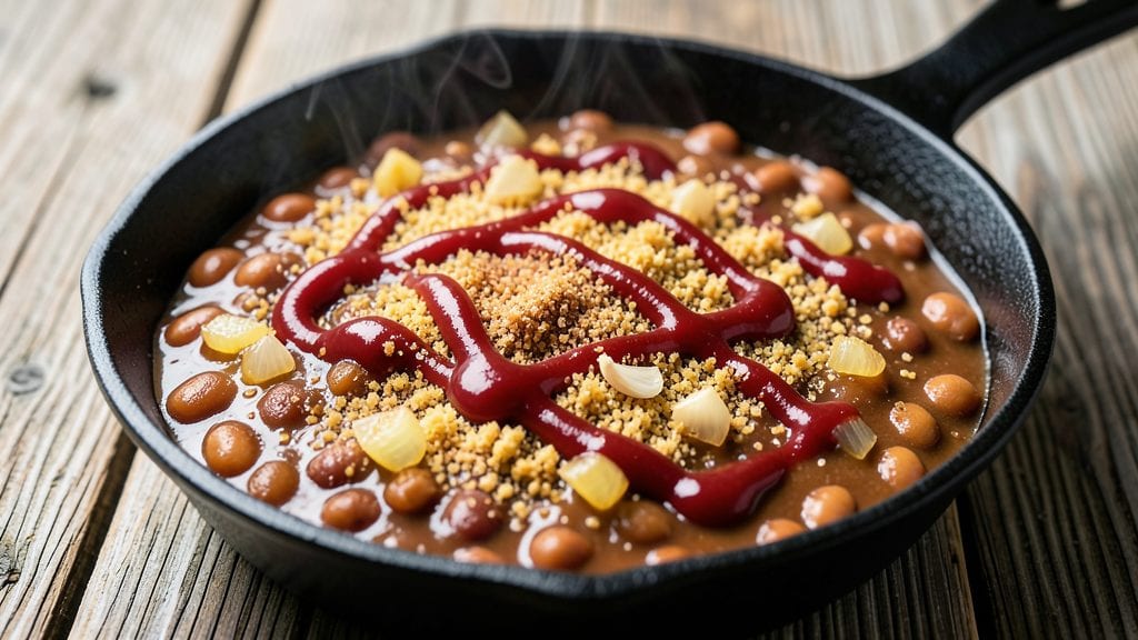 Baked Beans With Canned Beans Recipe: One-Pot Smoky-Sweet Crunch