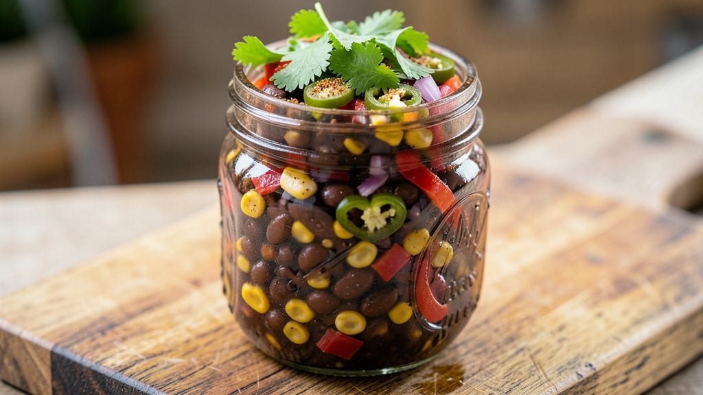 Ball Canning Recipe for Black Bean and Corn Salsa: Bright, Zesty Flavor Locked in Jars