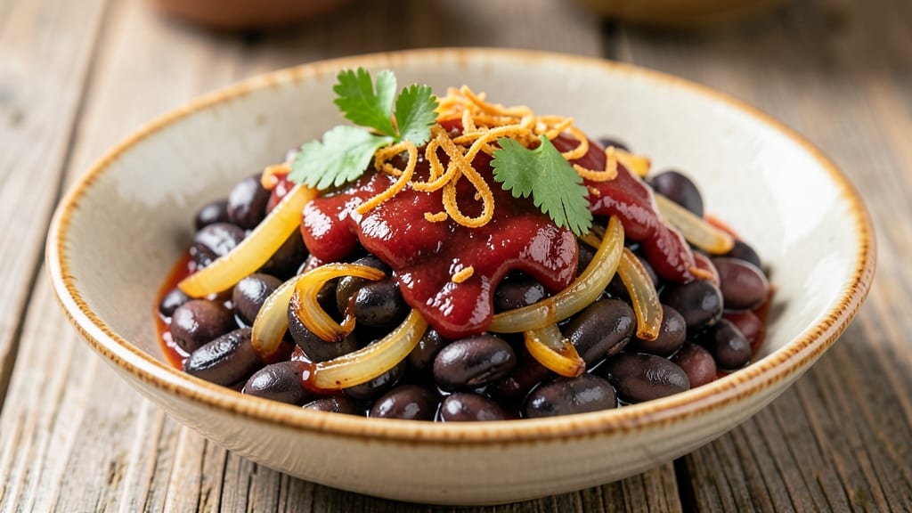 Bean Dish Recipe: Crispy-Topped Baked Beans With Caramelized Onions