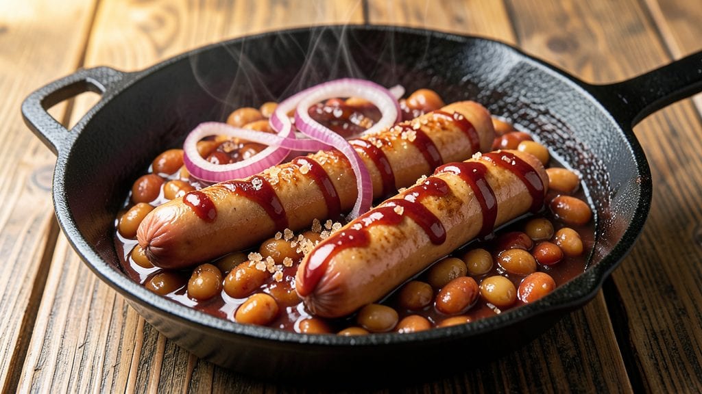 Bush's Baked Beans and Hot Dogs Recipe: Ballpark-Style Crunch in One Pot