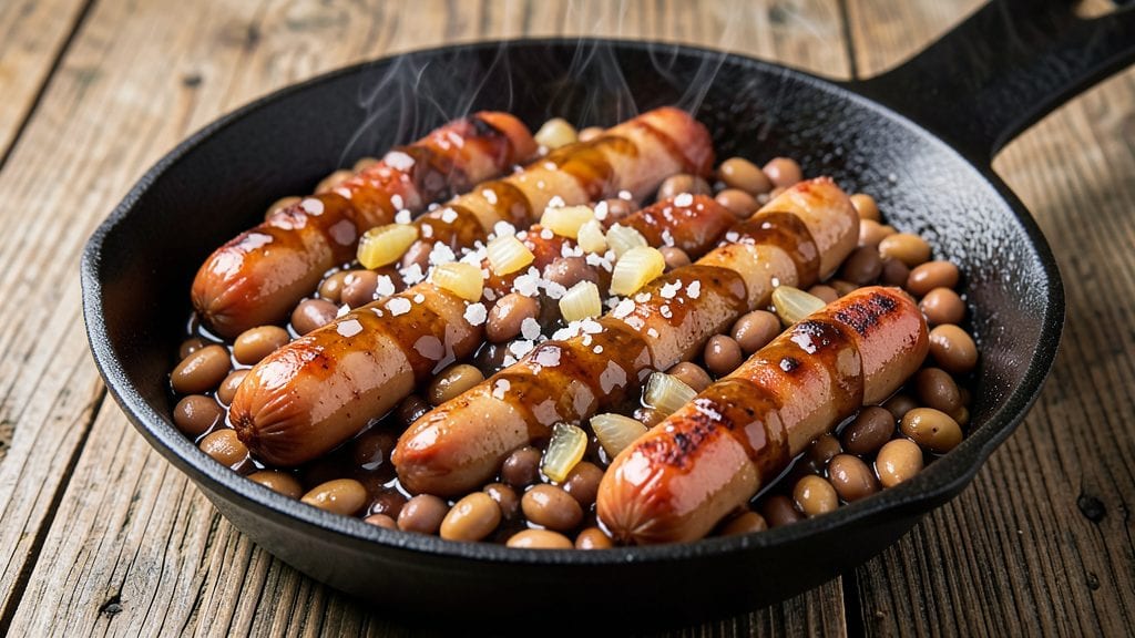 Bush's Beans and Franks Recipe: One-Pot Smoky Molasses-Kissed Heat