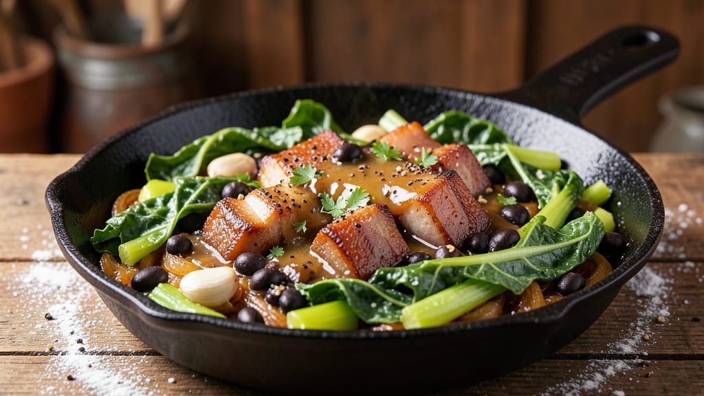 Bush's Beans Hoppin' John Recipe: Pork, Peas, and Collards Harmony