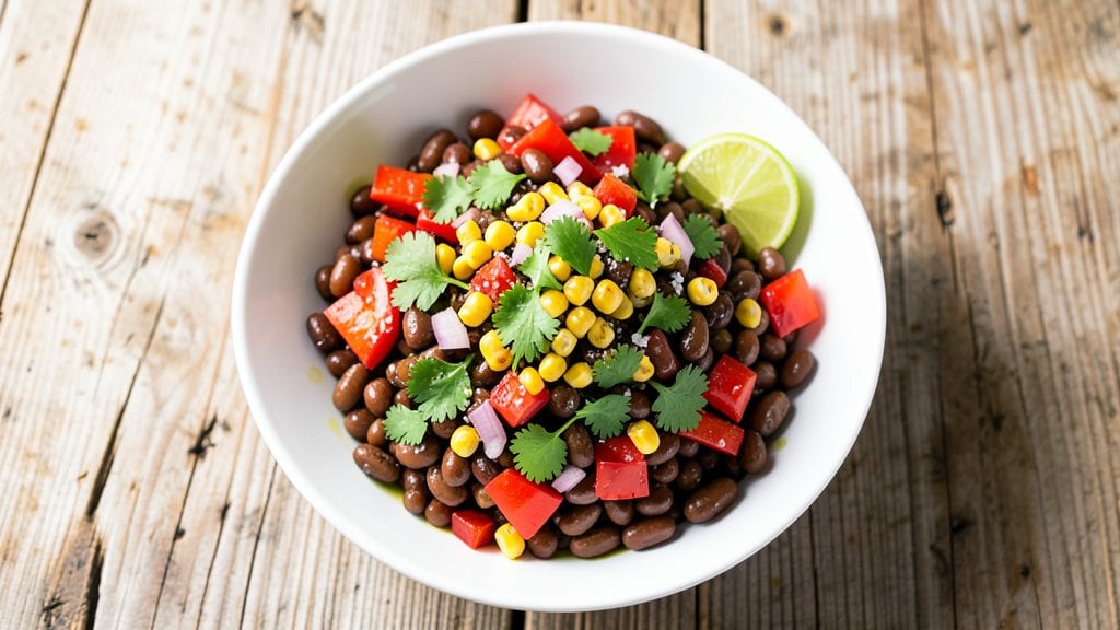 Bush's Black Bean Salad Recipe: Zesty Lime and Cilantro Freshness