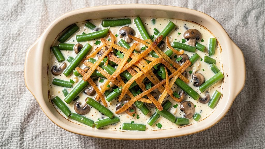 Campbell's Green Bean Casserole Dish Recipe: 1950s-Style Creamy Crunch Without the Condensed Soup