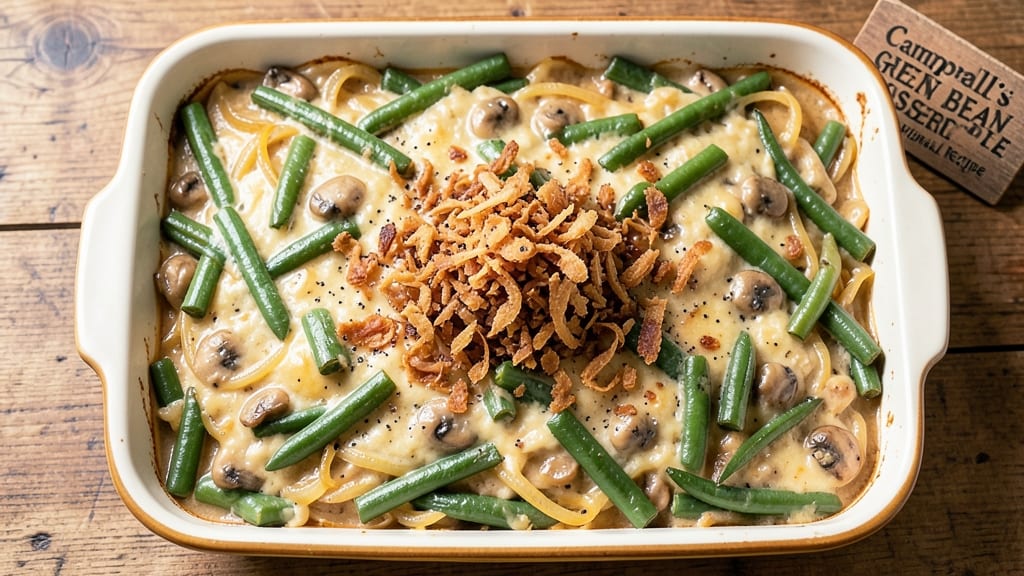 Campbell's Green Bean Casserole Original Recipe: Creamy Mushroom and Crispy Top Tradition