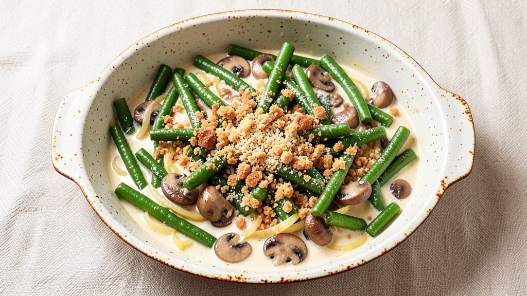 Campbell's Green Bean Casserole Recipe With Soy Sauce: Umami-Kissed Crispy Top Tradition