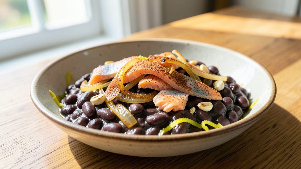 Canned Salmon and Black Beans Recipe: Smoky Cumin and Lime Zing in One Pot