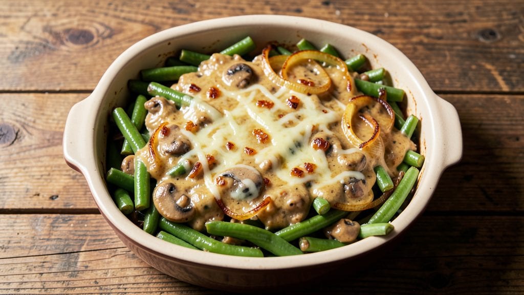 French's Green Bean Casserole Recipe With Canned Green Beans: 1950s-Style Creaminess Without the Cream