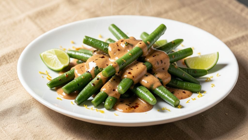 Gordon Ramsay's Green Beans With Peanut Sauce Recipe: Crisp-Tender Stems and Nutty Velvety Drizzle