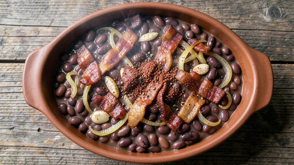 Hillbilly Beans Recipe: Crispy Top, Smoky Bacon, One-Pot Magic