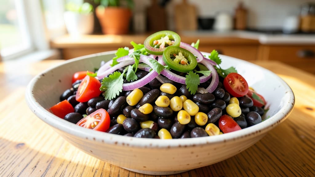 Mexican Black Bean and Corn Salsa Recipe: Zesty Freshness With Crunchy Texture