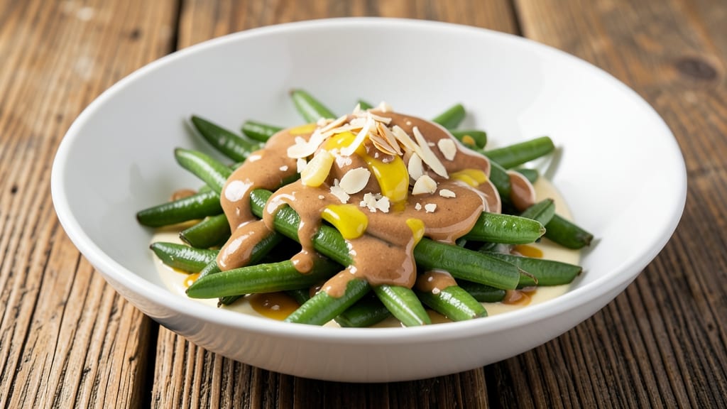 Nana's Famous Green Beans Recipe: Crisp-Tender With Almond Butter Crunch