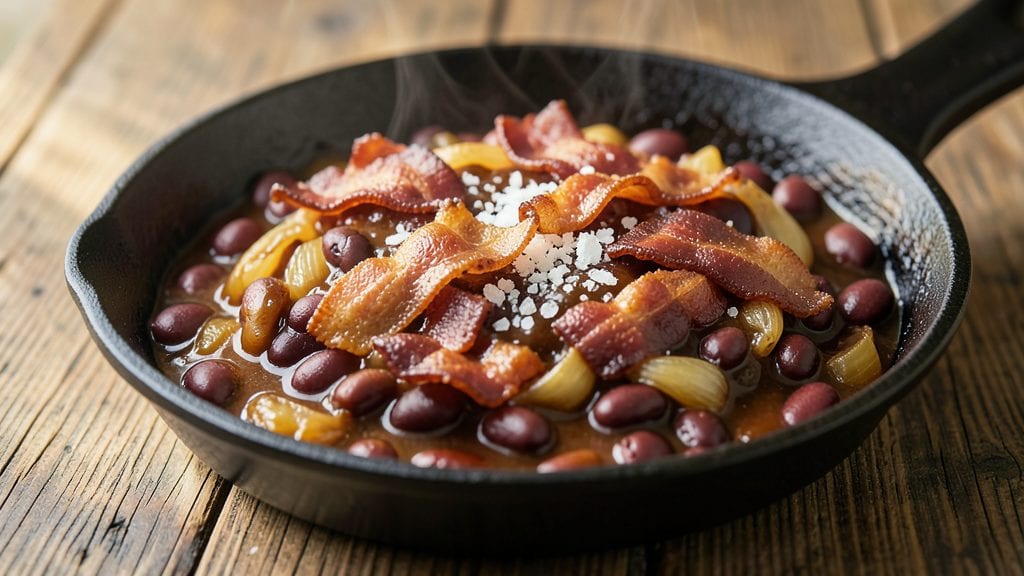 Old Fashioned Bush's Baked Beans Recipe: Molasses-Deep Flavor With Crispy Bacon Crown