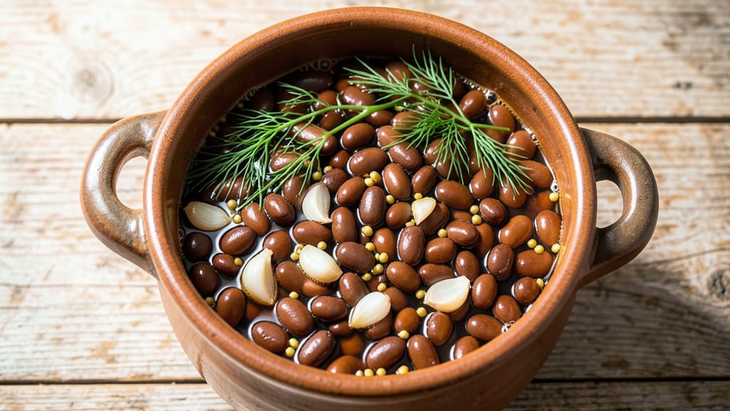 Old Fashioned Pickled Beans Recipe: Vinegar-Kissed Crunch With Garlicky Depth