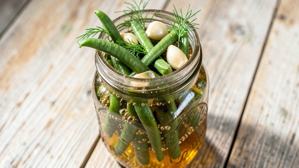 Old-Fashioned Pickled Green Beans Recipe: Vinegar-Bright Crunch in 20 Minutes
