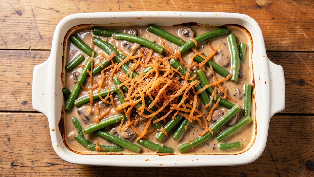 Original Campbell Soup Green Bean Casserole Recipe: Retro Creamy Crunch in One Skillet