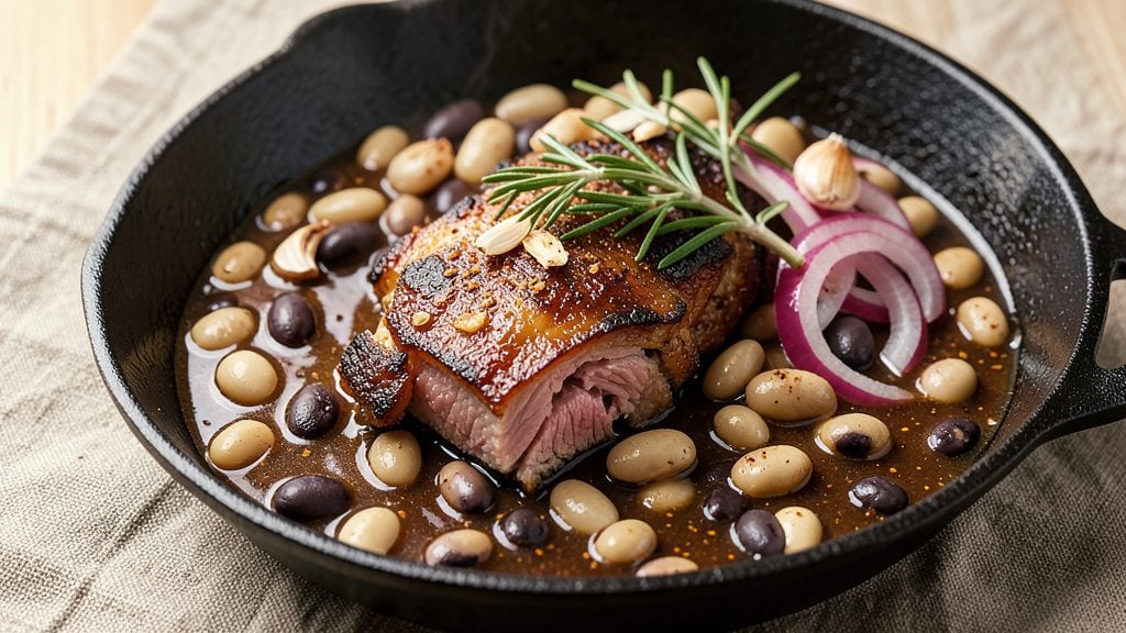 Paula Deen's Ham Hock and Beans Recipe: Smoky Molasses-Kissed Richness in One Pot