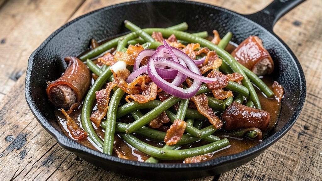 Paula Deen's String Beans Recipe: Southern-Style Smoky Molasses Crunch