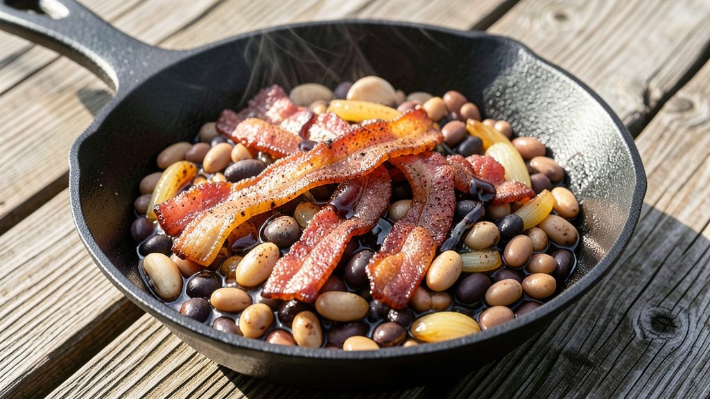 Picnic Beans Recipe: Smoky Molasses and Bacon Crunch in One Pot