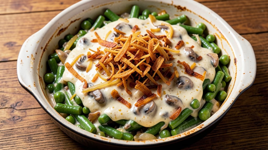 Pioneer Woman's Green Bean Casserole Recipe: Homestyle Crunch and Creamy Mushroom Harmony