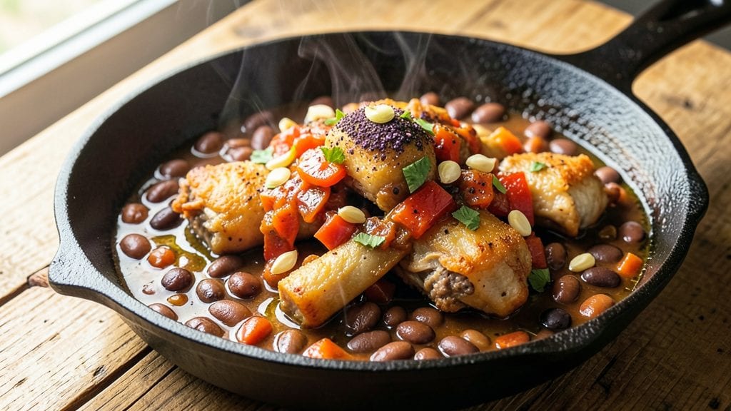 Puerto Rican Beans With Pigs Feet Recipe: Slow-Cooked Richness With Crispy Edges