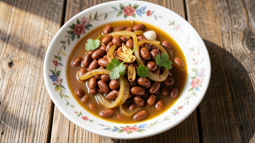 Scarlet Beans Recipe: Smoky Garlic and Bacon Crunch in One Pot