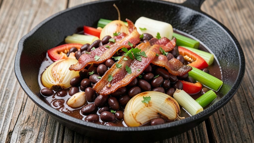 Shipwreck Beans Recipe: Cajun-Spiced Crunch With Smoky Bacon