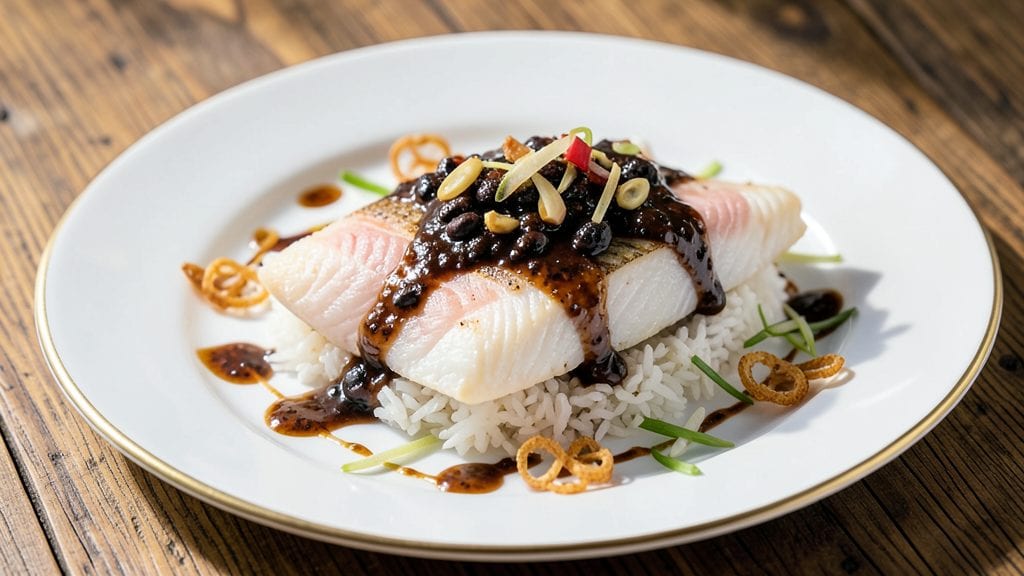Steamed Fish Fillet With Black Bean Sauce Recipe: Silky Fish Meets Umami-Packed Fermented Beans