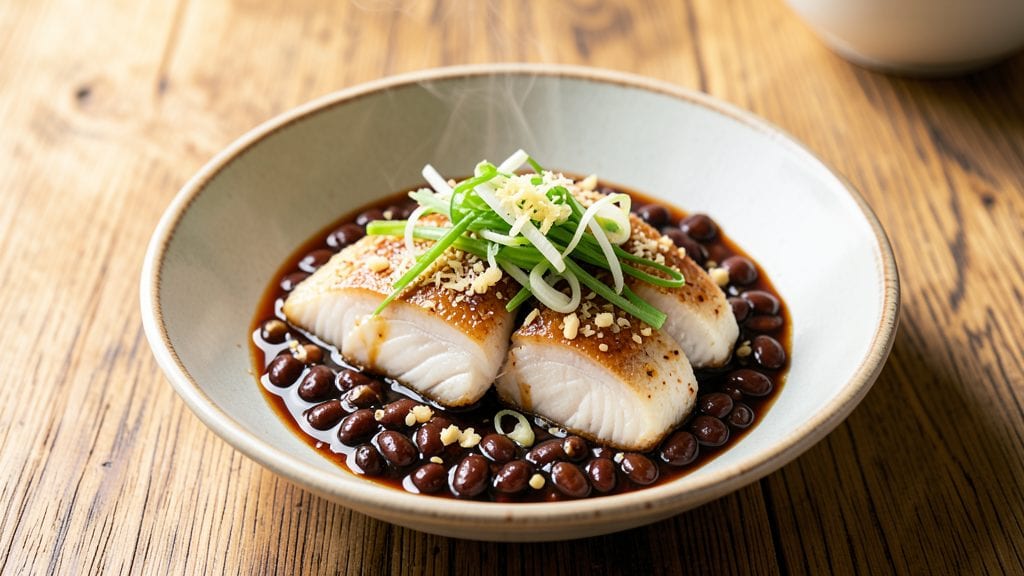 Steamed Fish With Black Beans Recipe: Lightly Poached Fish Meets Earthy Beans in One Pot