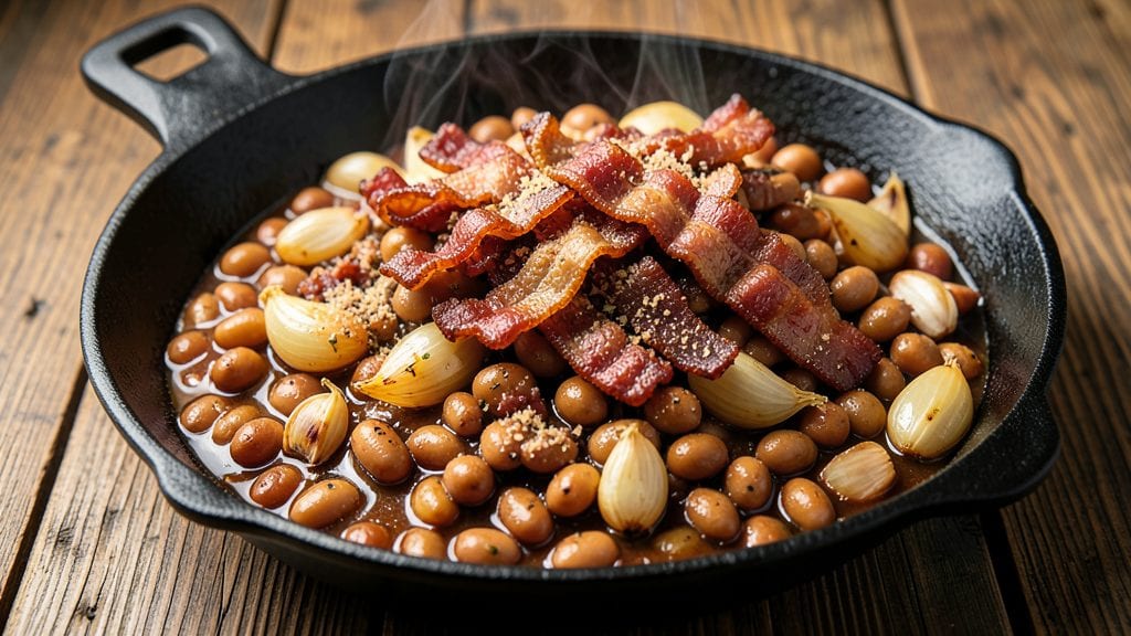 Texas Beans Recipe: Smoky Molasses-Kissed Depth With Bacon Crunch